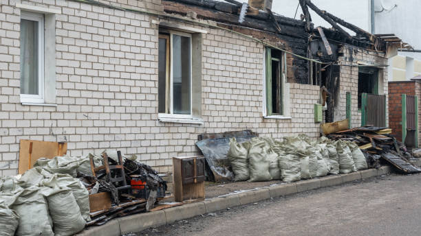 Professional Soot Cleanup technician working in Glen Burnie, MD